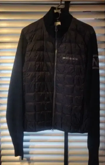 NUMBER (N)INE x TAION 다운 니트 블랙 남성용 넘버나인