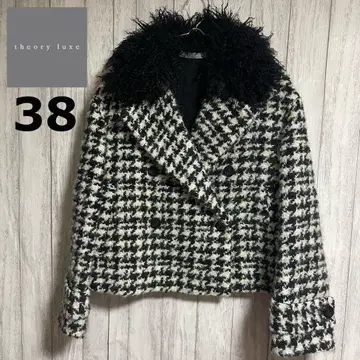 [레어] 띠어리 류룩스 Natali Trisha 크롭 울 코트