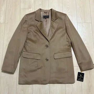 [ 미사용 새상품 ] 테일러드 자켓 캐시미어 카멜 브라운 cashmere