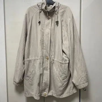 LONDON FOG 후드 부착 베이지 자켓