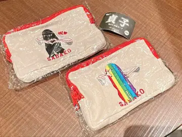 사다코 무서운 귀여운 자수 파우치 가챠 D 저주 시크릿