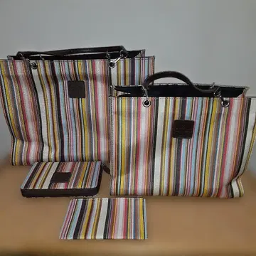 데이비드 힉스 핸드백 2 사이즈, 지갑, 소품함 4종 세트