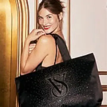 빅토리아시크릿 Victoria's Secret 블랙 토트백