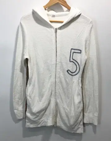 45R 파일 원단 넘버링 집업 후드티 1103Z1