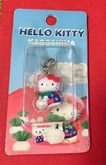 헬로키티 지역 한정 가고시마 사쿠라지마 무 지퍼 마스코트