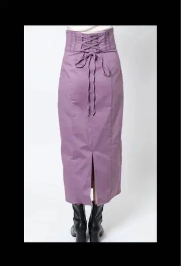 [ 미사용 새상품 ] LAGUNAMOON 백 레이스업 타이트 스커트