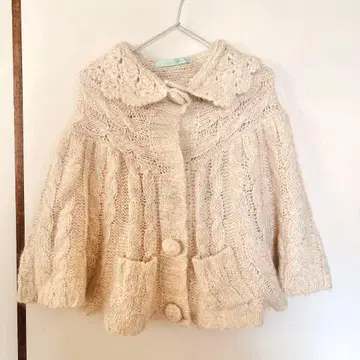 셰리라팜 편직 판초풍 가디건