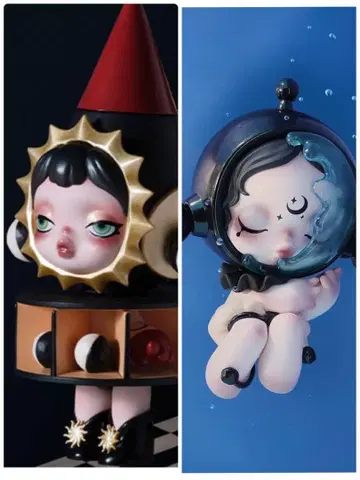 [ SKULLPANDA ] 피규어 2체 세트