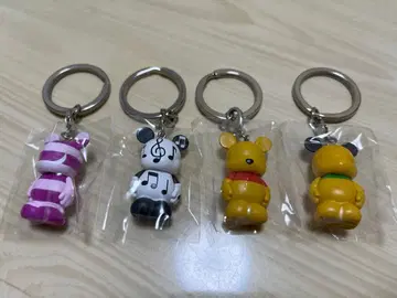 디즈니 바이널메이션 키링 4개