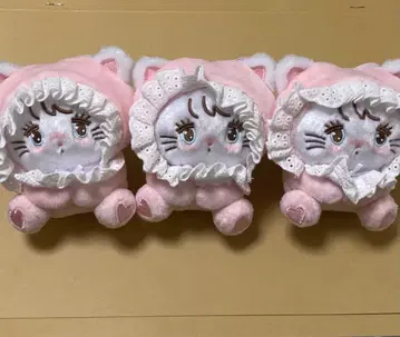 무스 복슬복슬 베이비 봉제 인형 3개 세트