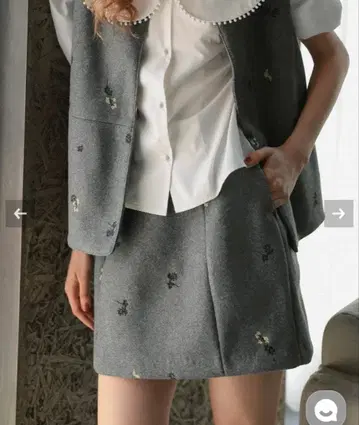 [ 미사용 새상품 ] Donoban 플로렛 스커트