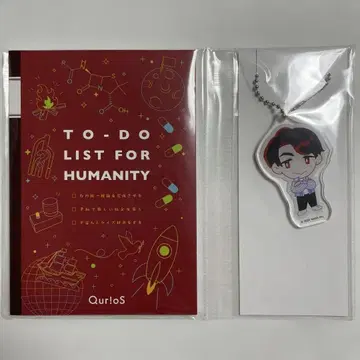 QuizKnock 이자와 타쿠지 노트+아크릴 키링