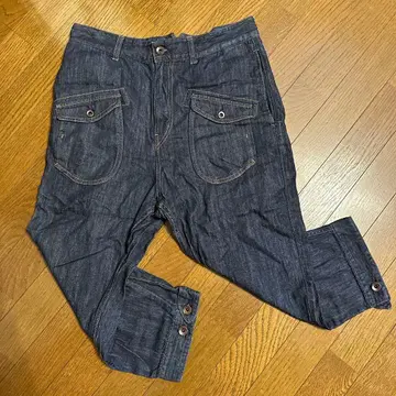 다크 데님 캐주얼 팬츠