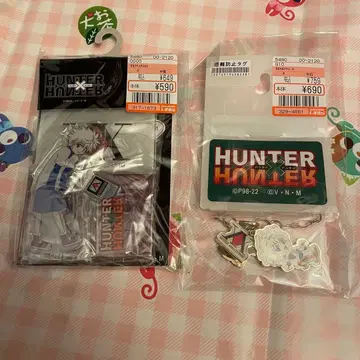 헌터헌터 키루아 아크릴 스탠드 백참 굿즈 세트