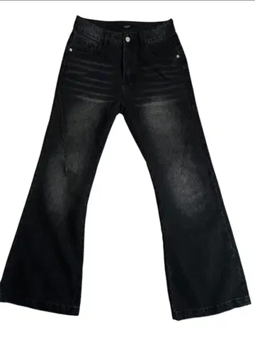 AutumnWind 플레어 부츠컷 데님 블랙