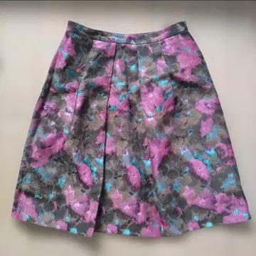 ANAYI 자카드 스커트 무릎 기장