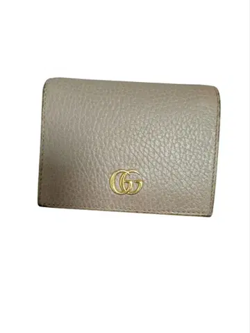 GG 베이지 투톤 접이식 지갑
