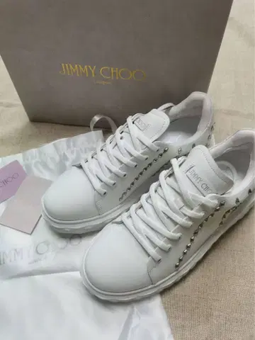 지미추 DIAMOND 스니커즈 화이트 39 사이즈