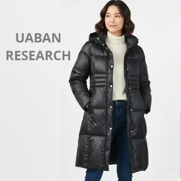 UABAN RESEARCH 어반 리서치 다운 코트 블랙 아우터