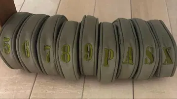 BRIEFING 아이언 커버 9세트 모스그린