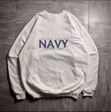 [ 00's ] Hanes 프론트 프린트 맨투맨 화이트 M 사이즈