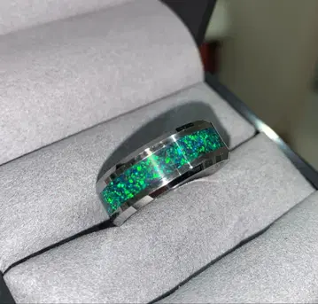 [ 1점물 미사용 새상품 ] 인공 펄 반지 오더 제품 텅스텐 20호