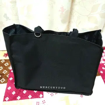 MERCURYDUO 머큐리 듀오 블랙 토트백