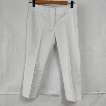 M-PREMIER 엠프리미어 크롭 팬츠 무지 화이트 사이즈 36