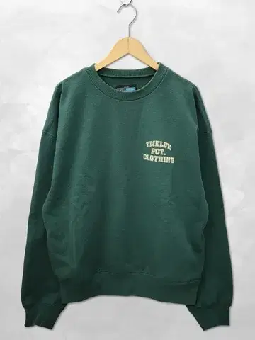 TWELVE PERCENT 크루넥 프린트 맨투맨 트레이닝복 L