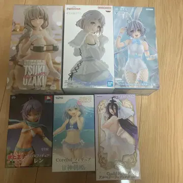 피규어 세트 우자키, 렌, 아마가미히메, 오버로드 등