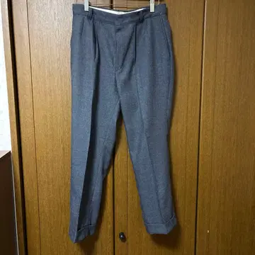 미사용 USA제 DEECEE 2턱 슬랙스 팬츠 블루 그레이 W33