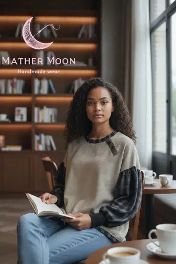 당일 발송 핸드메이드 사이드 버튼의 린넨 풀오버