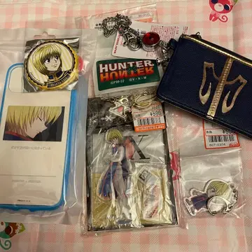 헌터헌터 크라피카 USJ 아크릴 스탠드 패스 케이스 캔뱃지