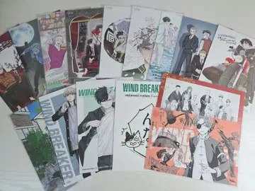 WIND BREAKER 구매 혜택 엽서 스티커 namco