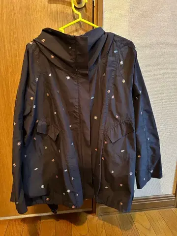 센소유니코 cube cube 자수 네이비 자켓