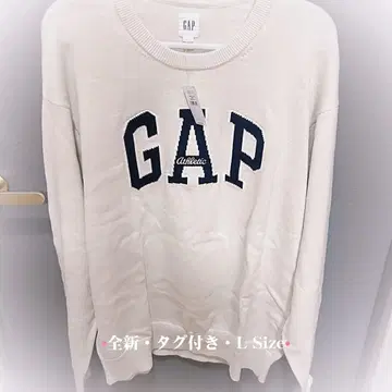 GAP 로고 인터샤 스웨터 신상품 택 포함
