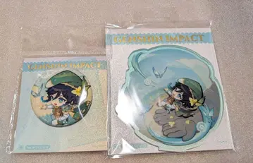 원신 아크릴 스탠드 캔뱃지 벤티 테이왓전