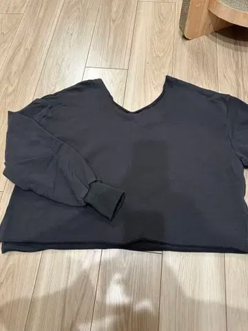 efu 백 오픈 맨투맨 다크 그레이