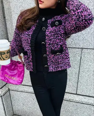 sheller 몰 트위드 가디건