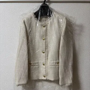 a.v.v 아베베 노카라 자켓 트위드 L 사이즈