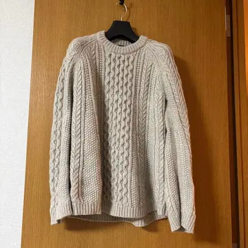 띠어리 케이블 니트