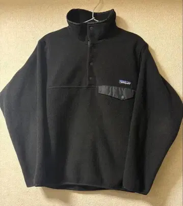 [ 컨디션 최상 올 블랙 USA제 ] patagonia 신틸라 스냅T