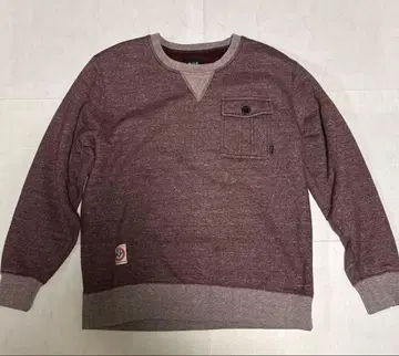 HUF VINTAGE POCKET CREW 하프 트레이닝복 맨투맨