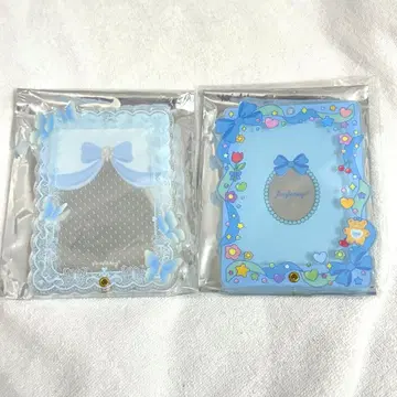 후쿠야 아크릴 프레임 라이트 블루 세트