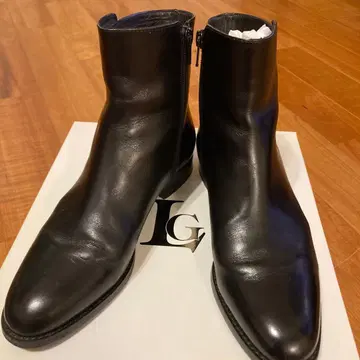 Luca Grossi 블랙 앵클부츠 37.5