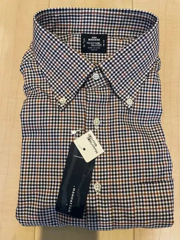 [ 미사용 ] 가마쿠라 셔츠 체크 무늬 42-86