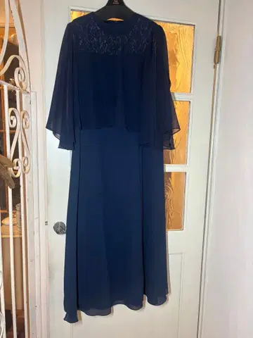 도쿄 이긴 신상 마더 드레스 케이프 포함 네이비