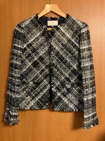 온워드 자유구 트위드 자켓