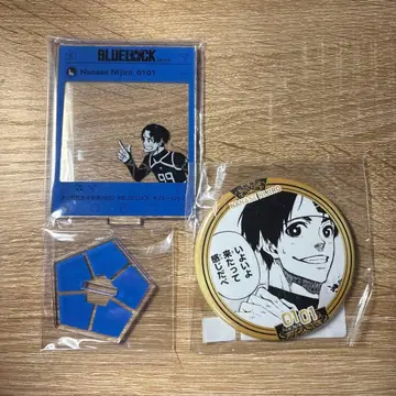 블루 록 나나세 니지로 프린세스 카페 아크릴 스탠드 캔뱃지 벌스데이