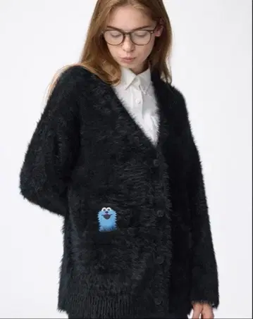 택 포함 새상품 GU 퍼펫 순순 콜라보 가디건 M 사이즈